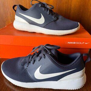 Nike Roshe G spikeless golf shoes Men's Size 10 Navy Blue